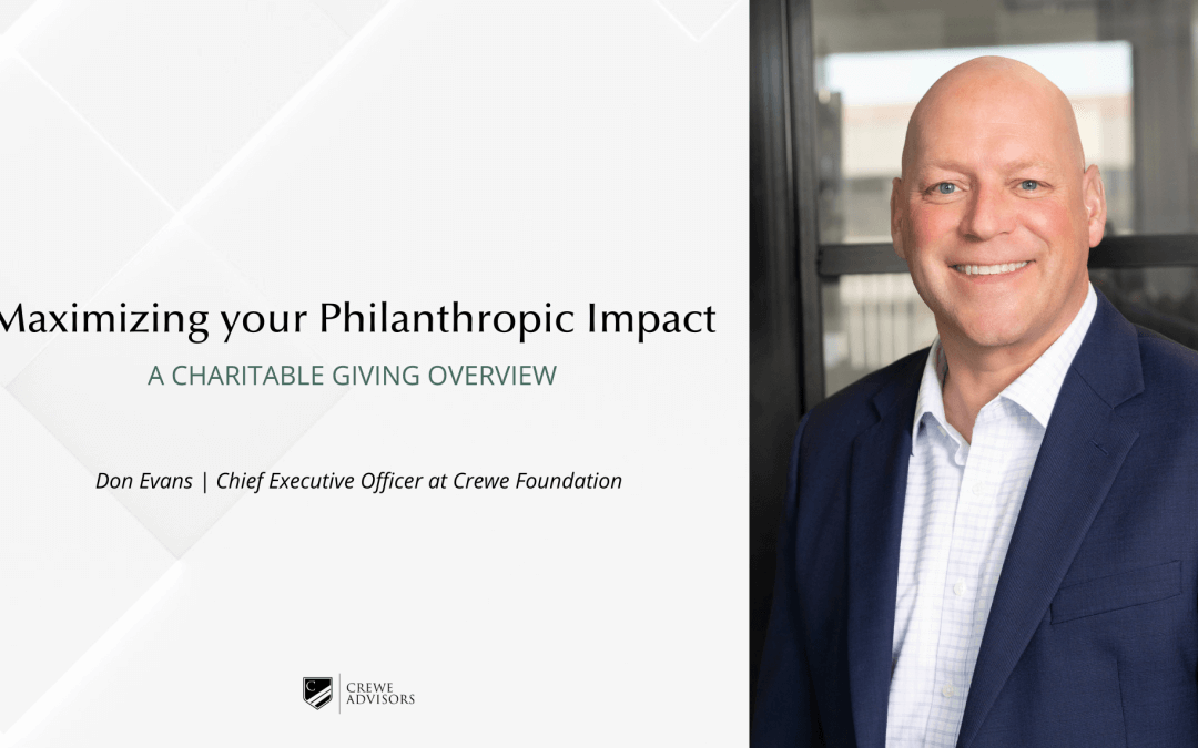 Maximizing Your Philanthropic Impact